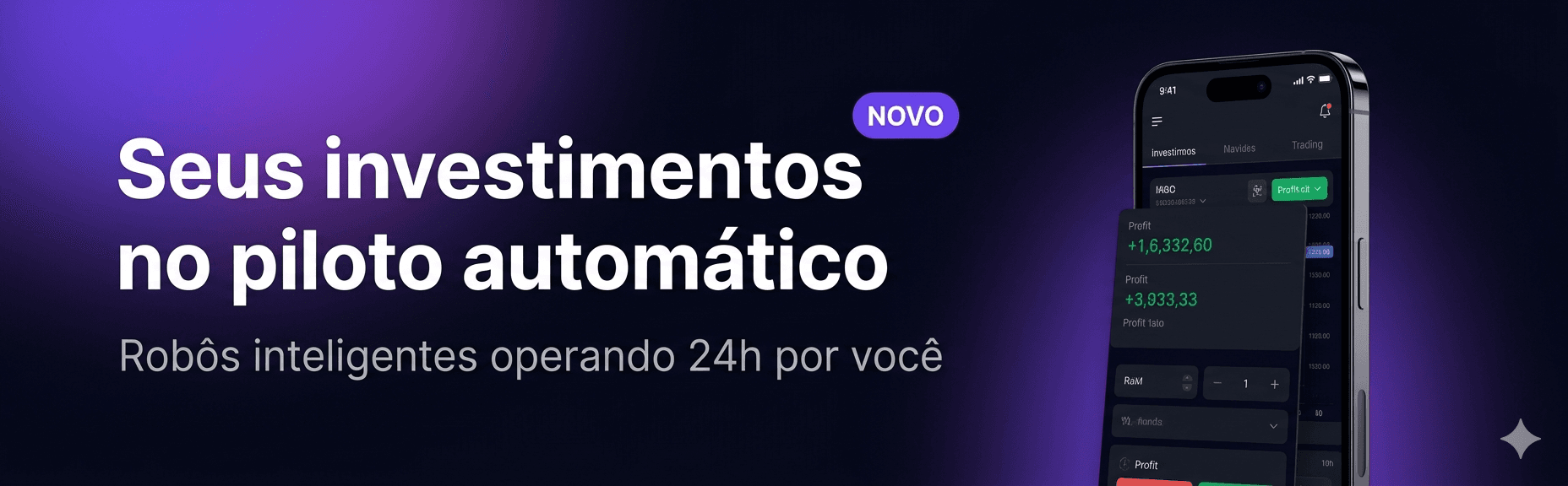 Seus investimentos no piloto automático